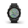 fēnix® 7S Sapphire Solar Zafiro, Titanio, Solar Negro Carbon DLC nº ref 010-02539-25 - Imagen 3