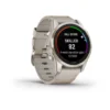 fēnix® 7S Pro – Sapphire Solar Edition Dorado con correa de cuero color beige, nº ref: 010-02776-30 - Imagen 2