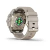 fēnix® 7S Pro – Sapphire Solar Edition Dorado con correa de cuero color beige, nº ref: 010-02776-30 - Imagen 10