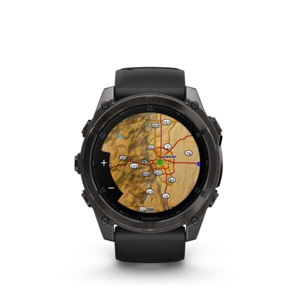 fēnix® 8 – 51 mm, AMOLED Sapphire, DLC de color gris carbón con correa de silicona negra  nº ref: 010-02905-21 - Imagen 6