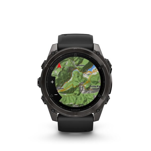 fēnix® 8 – 51 mm, AMOLED Sapphire, DLC de color gris carbón con correa de silicona negra  nº ref: 010-02905-21 - Imagen 3
