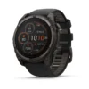 fēnix® 8 – 51 mm, Solar, Sapphire Sapphire, Titanio con revestimiento de DLC con correa de silicona negra  nº ref: 010-02907-11