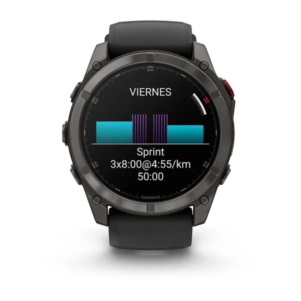 Garmin Fenix 8 Pro 51mm AMOLED Titanio DLC Negro | Joyeria Carla