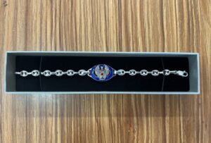 Pulsera de banderas plata de ley en multiples capas y alta calidad EMAD