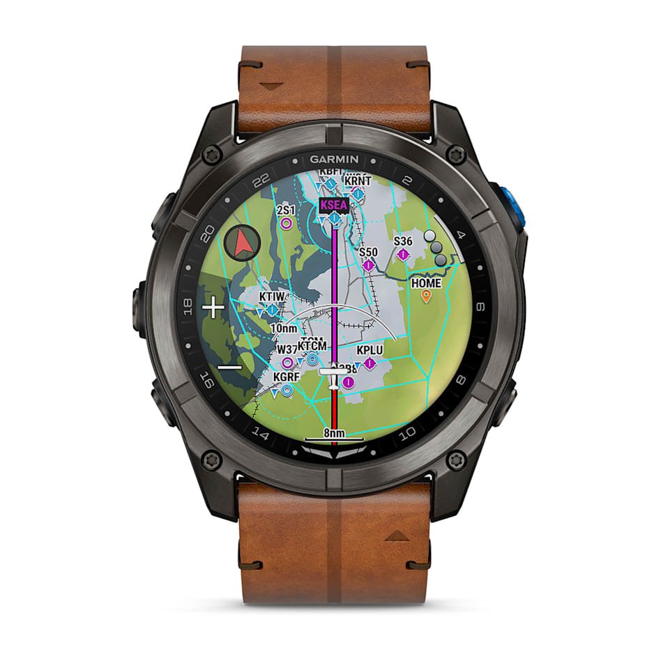 D2™ Mach 2 Pro Carbon Gray DLC Titanium with Chestnut Leather Band Ref: 010-03199-51 - Imagen 6