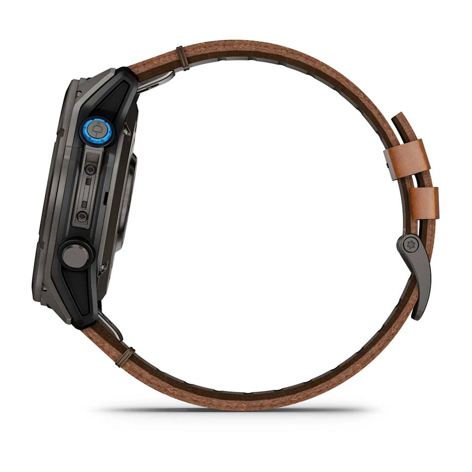 D2™ Mach 2 Pro Carbon Gray DLC Titanium with Chestnut Leather Band Ref: 010-03199-51 - Imagen 10