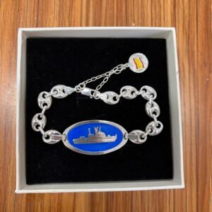 Pulsera calabrote BAM 6mm, plata de ley 925 milesimas