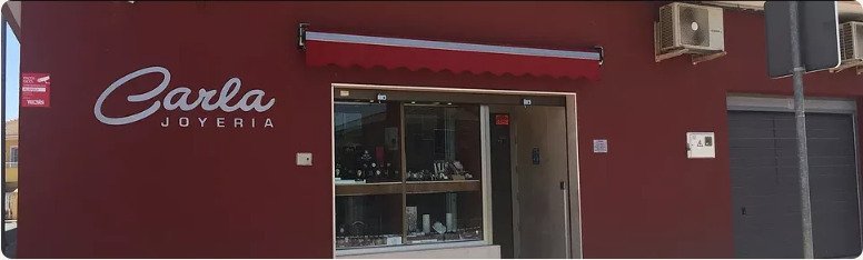 Fachada de Joyería Carla en Balsicas, Murcia