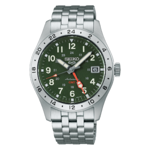Seiko 5 Sports Field GMT Esfera Caqui HDB001K1