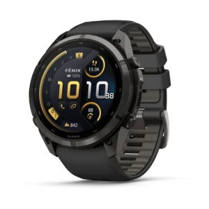 fēnix® 9 Pro – inReach®, 51mm Titanio con revestimiento de DLC gris carbón con correa de silicona en negro, nº ref: 010-04337-11