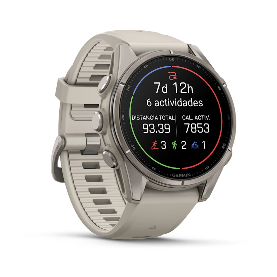 Mostrar precios del vendedor fēnix® 9 – 43mm Titanio con correa de silicona en blanco. nº Ref: 010-04761-01 - Imagen 2
