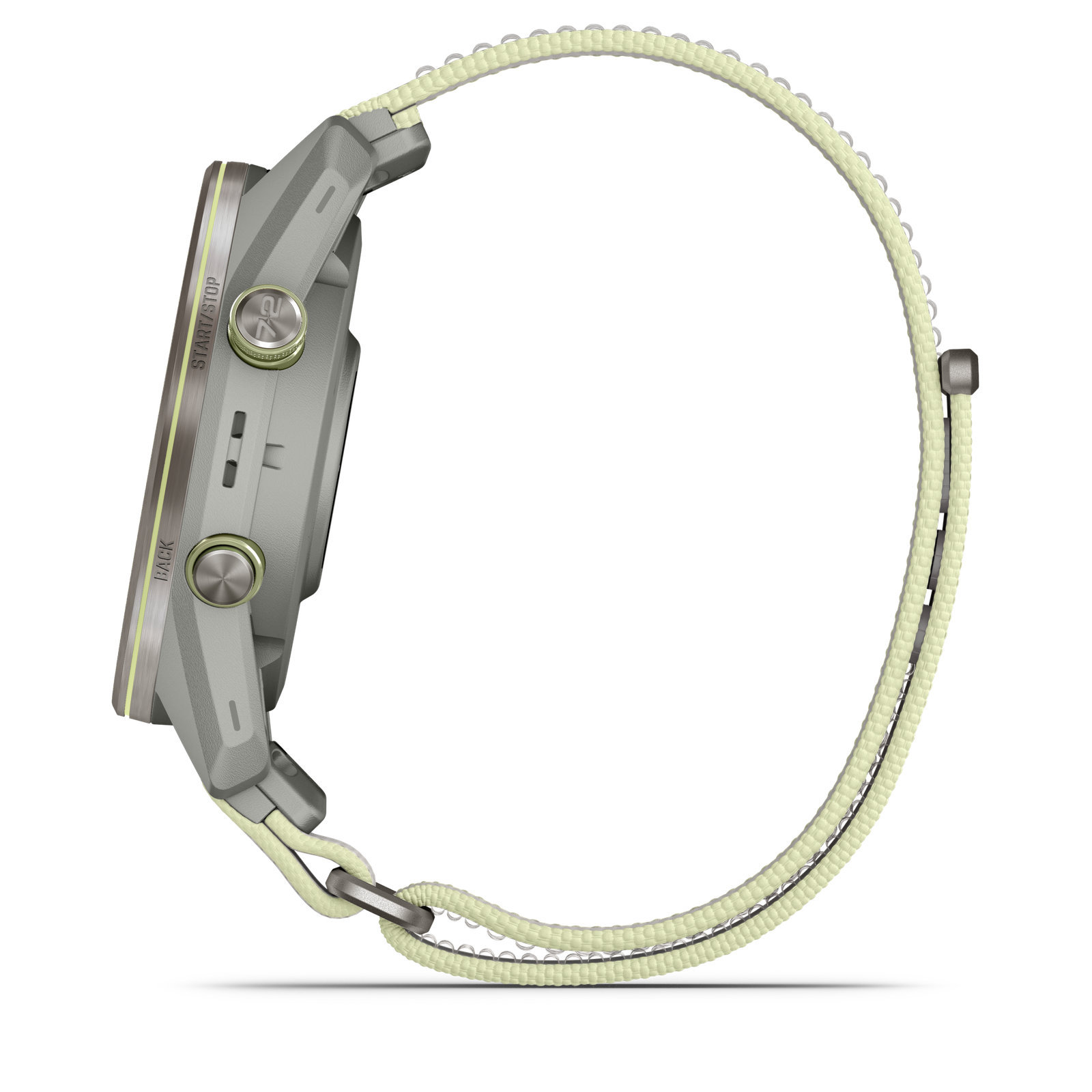 Approach® S72 – 47 mm. Bisel de titanio plateado/Amarillo con correa de tela ComfortFit Gris/Amarillo Nº Ref: 010-04148-04 - Imagen 14