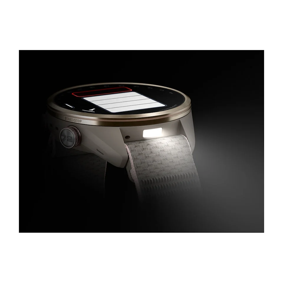 Approach® S72 – 43 mm Bisel de titanio en dorado/rosa con correa de tela ComfortFit Gris claro/rosa ,nº ref: 010-04147-04 - Imagen 14